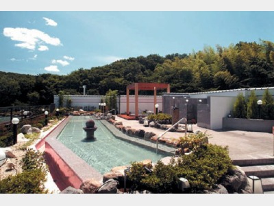 屋上天空大露天風呂（女性用）