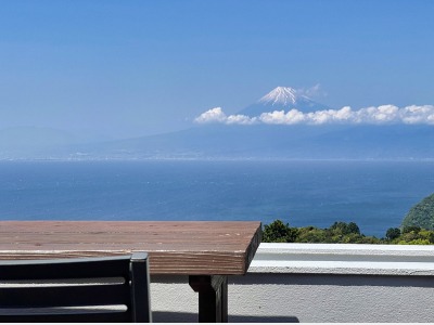 展望デッキからの富士山