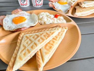 天空テラス朝食