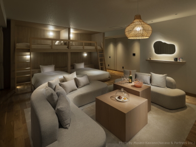 【新客室】カルテットルーム／こだわりが詰まった客室で「あたら夜」をお過ごしください