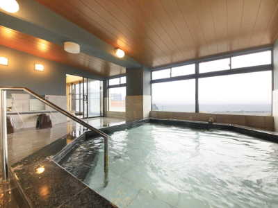 【温泉大浴場　朝】