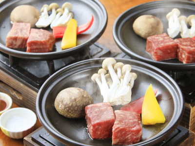 牛の陶板焼き　※一例