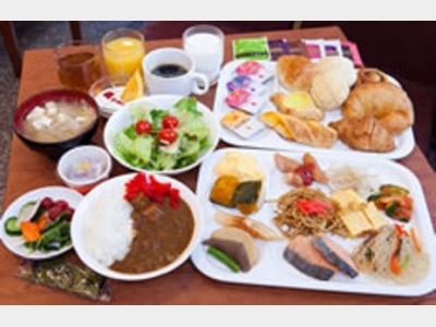 朝食盛付例3　一例