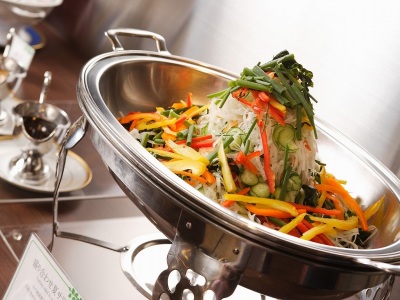 朝食バイキング