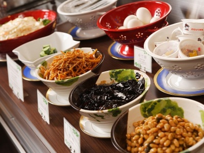 朝食バイキング