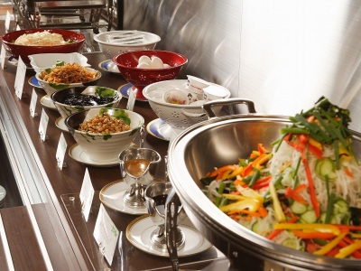 朝食バイキング
