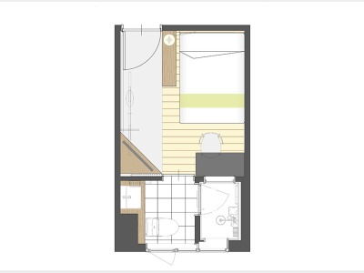 バイシクルルーム見取図