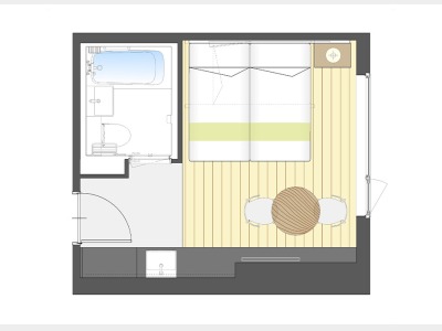 ファミリールーム　見取図一例