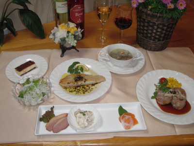 夕食一例（洋食）