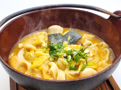 夕食の一例（スタンダードプラン）山梨の郷土料理ほうとう