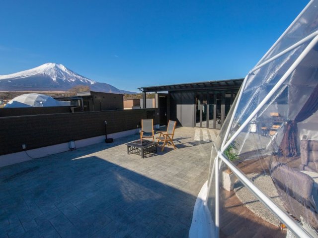 全室富士山ビュー ビジョングランピングリゾート山中湖 全室から富士山をご覧いただけます！　
