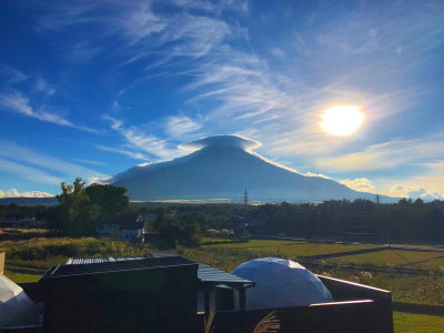 【富士山】全室富士山ビュー。ラッキーな日は笠雲が出現する日も！ 　