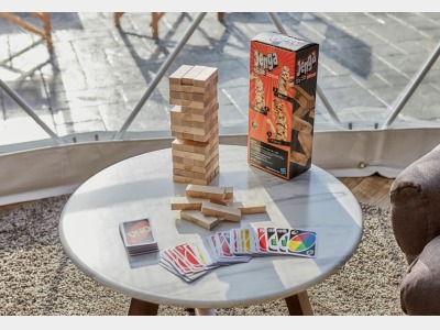 【ジェンガやUNO】ジェンガやUNOで楽しいひと時を