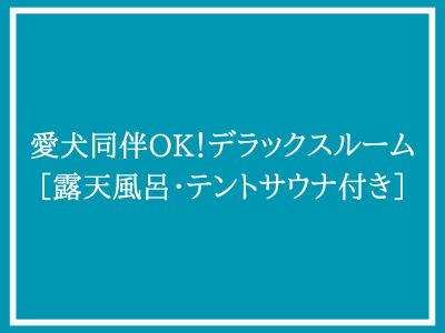 愛犬同伴OK！デラックスルーム　