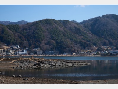 河口湖畔からの景色　画像　例3