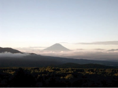 眺望イメージ（展望デッキから見る富士山）
