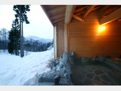 露天風呂（冬）