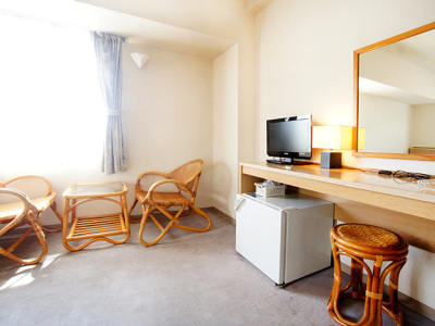 ツインルーム ベッドが2台に広々としたお部屋☆ 観光旅行に最適♪