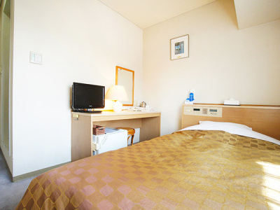 シングルルーム ベッド幅105cm ビジネスにも観光にも便利なリラックスルーム♪