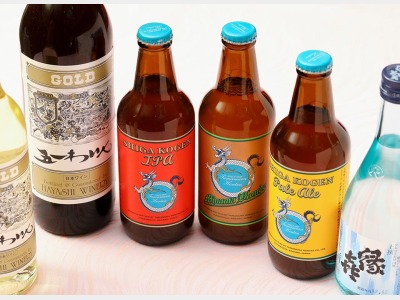 志賀高原の地ビールもございます（有料）