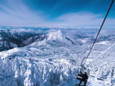 横手山山頂からの眺め