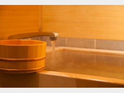 お部屋のお風呂も全て自家源泉100％