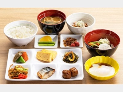 （朝食イメージ）盛り付け例（和食）