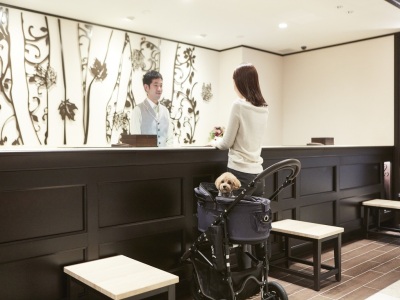 チェックインカウンター