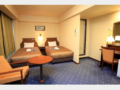 デラックスツインルーム客室一例