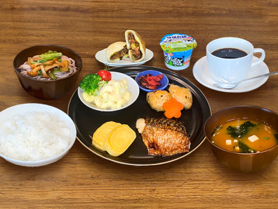 朝食（和定食）※一例　朝食は和定食（日替わり）でご提供しています！