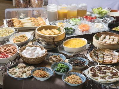 朝食バイキング