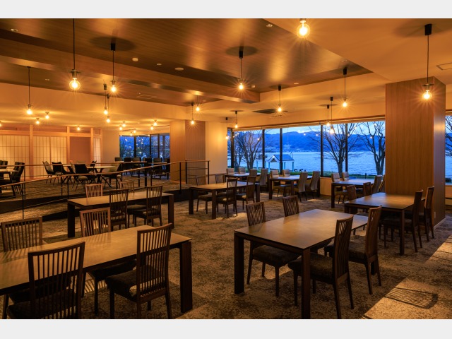 信州上諏訪温泉　諏訪別邸　朱白　（旧  双泉の宿　朱白） 食事処1（イメージ）