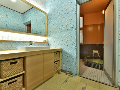 貸切風呂（脱衣所）