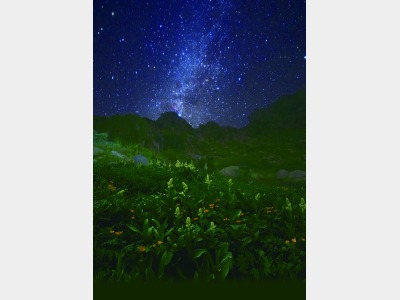 千畳敷カール（標高２６００ｍ）からの星空