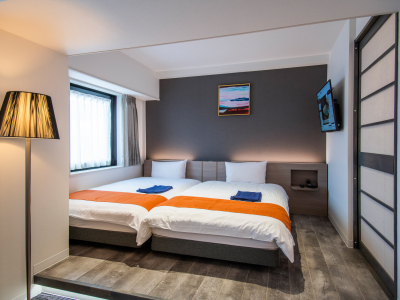 ラージツインルーム　ベッドフロア