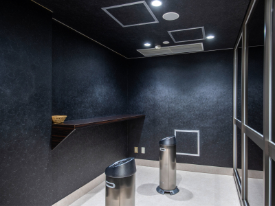 喫煙ブース　内部