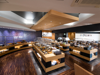 朝食バイキング　ブッフェボード