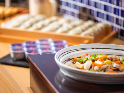 朝食バイキング　のっぺ