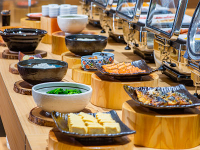 朝食バイキング