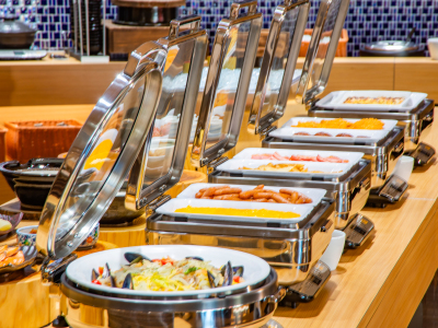 朝食バイキング