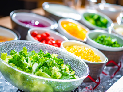 朝食バイキング　サラダコーナー