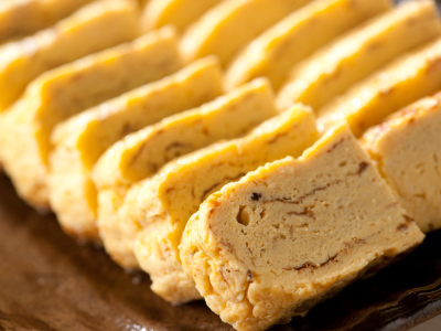 朝食バイキング　手作り厚焼き卵