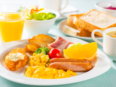 朝食バイキング