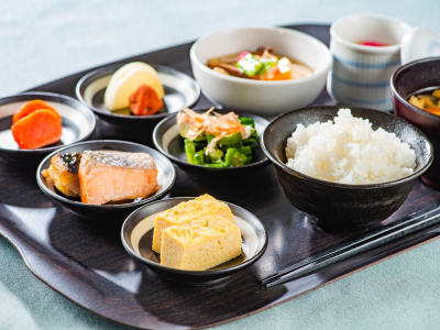 朝食バイキング