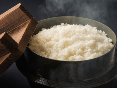 朝食バイキング　新潟産特別栽培米コシヒカリ