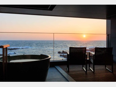 和モダンツイン　露天風呂からの眺め（イメージ）