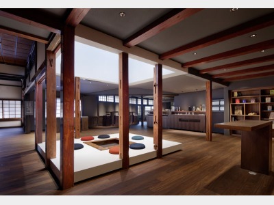 共用スペース・白い囲炉裏