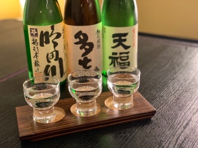 日本酒飲み比べ
