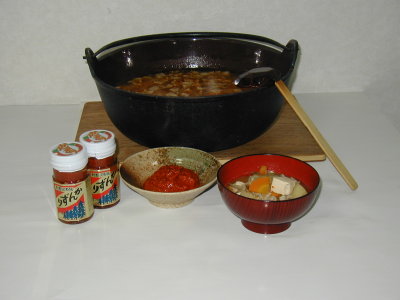 夕食イメージ（かんずり汁）