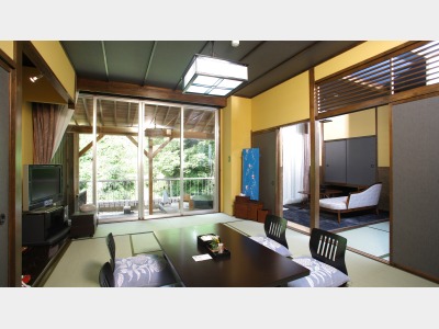 露天風呂付客室「しゃくなげ」一例